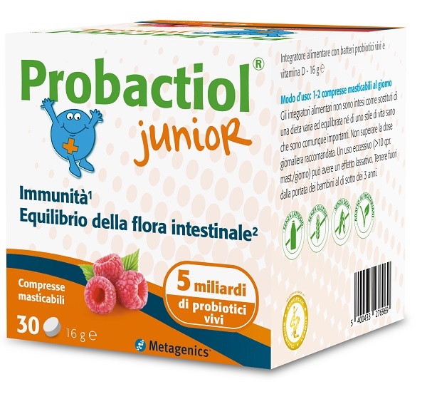 PROBACTIOL JUNIOR 30 COMPRESSE MASTICABILI NEW - Pharmaleader