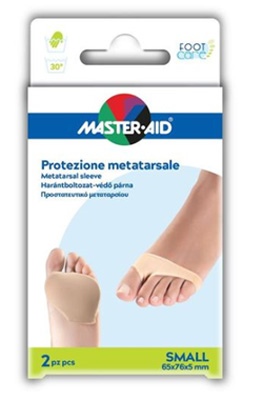 PROTEZIONE IN GEL E TESSUTO  MASTER-AID FOOTCARE PER METATARSO SMALL 2 PEZZI G2 - Pharmaleader