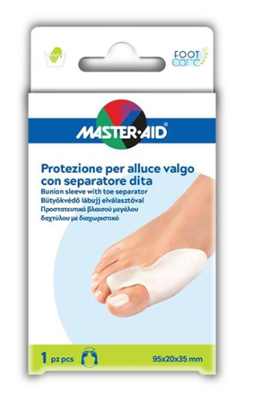 PROTEZIONE MASTER-AID FOOTCARE PER ALLUCE VALGO CON SEPARATORE DITA INTEGRATO 1 PEZZO D9 - Pharmaleader