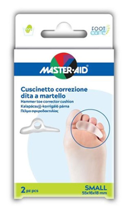 CORRETTORE DITA A MARTELLO MASTER-AID FOOTCARE SMALL 2 PEZZI C12 - Pharmaleader