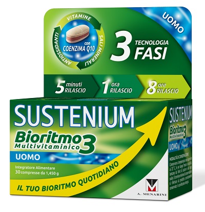 SUSTENIUM BIORITMO3 UOMO ADULTO 30 COMPRESSE - Pharmaleader