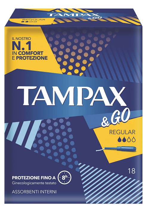 TAMPAX &GO REGULAR 18 PEZZI - Pharmaleader