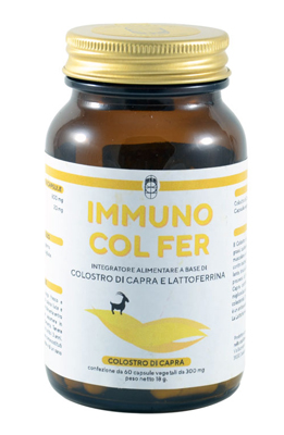 IMMUNO COL FER COLOSTRO DI CAPRA 60 CAPSULE VEGETALI - Pharmaleader