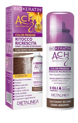 BIOKERATIN ACH8 PRODIGE RITOCCO RICRESCITA CASTANO SCURO 75 ML DIETALINEA - Pharmaleader