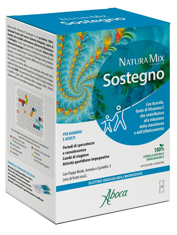 NATURA MIX ADVANCED SOSTEGNO OROSOLUBILE 20 BUSTINE - Pharmaleader