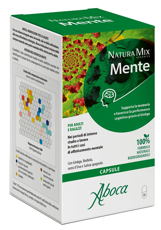 NATURA MIX ADVANCED MENTE 50 CAPSULE - Pharmaleader