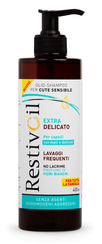 RESTIVOIL EXTRA DELICATO OLIO SHAMPOO PER CUTE SENSIBILE 400 ML - Pharmaleader