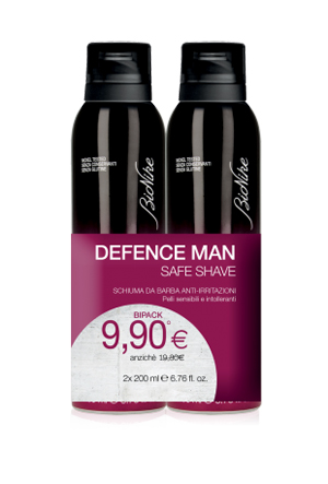 DEFENCE MAN BIPACK SCHIUMA BARBA 2 X 200 ML - Pharmaleader