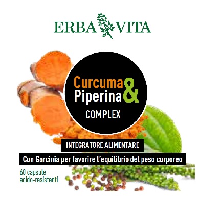 CURCUMA&PIPERINA COMPLEX 60 CAPSULE - Pharmaleader