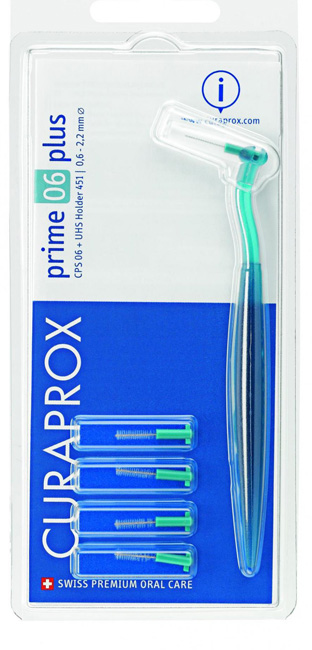 CURAPROX CPS PRIME CPS 06 CON 5 SCOVOLINI + SUPPORTO - Pharmaleader