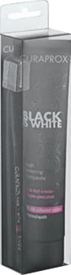 CURAPROX BLACK IS WHITE DENTIFRICI SBIANCANTI 1 DENTIFRICIO DA 90ML + 1 SPAZZOLINO - Pharmaleader