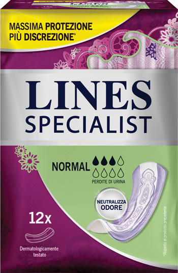 LINES SPECIALIST PANNOLONE NORMAL FARMA 12 PEZZI - Pharmaleader