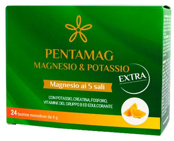 PENTAMAG MAGNESIO E POTASSIO EXTRA 24 BUSTINE DA 4 G - Pharmaleader