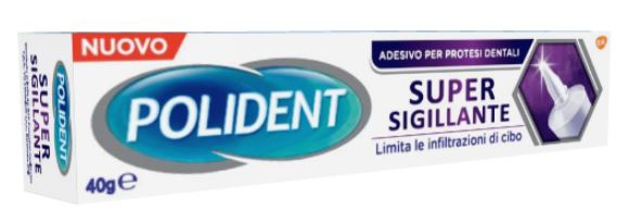 POLIDENT SUPER TENUTA+SIGILLANTE ADESIVO PROTESI DENTALE 40 G - Pharmaleader