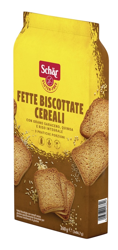 SCHAR FETTE BISCOTTATE CEREALI 3 PORZIONI DA 86,7 G - Pharmaleader