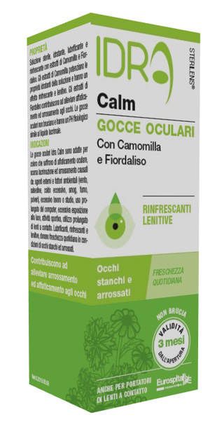 GOCCE OCULARI RINFRESCANTI STERILENS IDRA CALM CAMOMILLA E FIORDALISO 10 ML - Pharmaleader