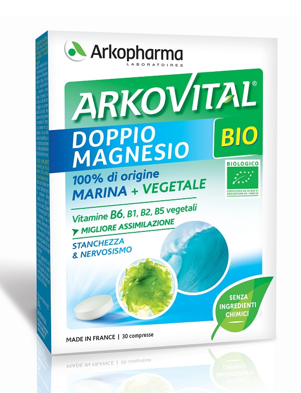 ARKOVITAL DOPPIO MAGNESIO BIO 30 COMPRESSE - Pharmaleader
