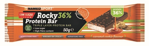 ROCKY 36% PROTEIN BAR CARAMEL COOKIE BARRETTA 50 G - Pharmaleader