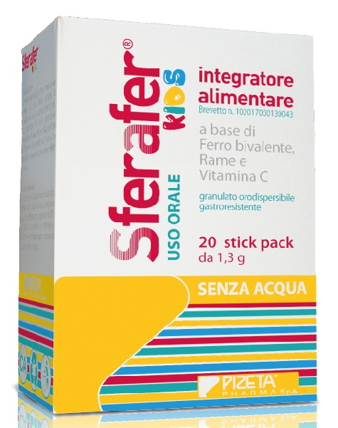 SFERAFER KIDS 20 STICK PACK - Pharmaleader