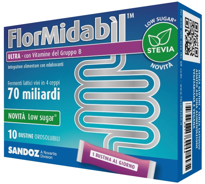 FLORMIDABIL ULTRA 10 BUSTINE CON STEVIA - Pharmaleader