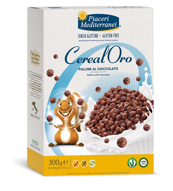 PIACERI MEDITERRANEI CEREALORO PALLINE CIOCCOLATO 300 G - Pharmaleader