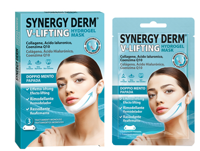 SYNERGY DERM V LIFTING HYDROGEL MASK DOPPIO MENTO - Pharmaleader