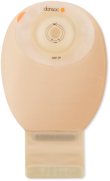 DANSAC NOVALIFE TRE 1 SACCA APERTA OPACA SOFTCONVEX MAXI PER ILEOSTOMIA CON FINESTRA RITAGLIABILE 15-44MM 520 ML 10 PEZZI - Pharmaleader