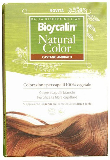 BIOSCALIN NATURAL COLOR CASTANO AMBRATO 70 G - Pharmaleader
