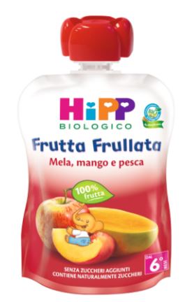HIPP BIO FRUTTA FRULLATA MELA/MANGO/PESCA 90 G - Pharmaleader