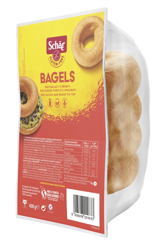 SCHAR BAGELS SENZA LATTOSIO 4 PEZZI DA 100 G - Pharmaleader