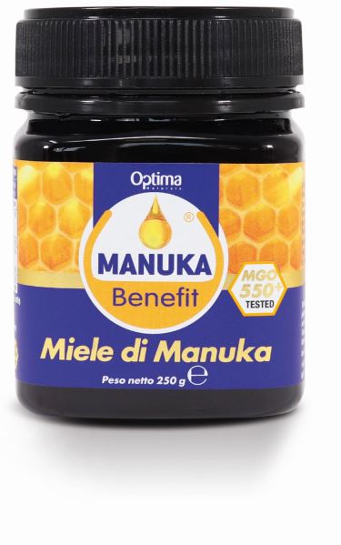 MANUKA BENEFIT MIELE DI MANUKA 550+ MGO 250 G - Pharmaleader