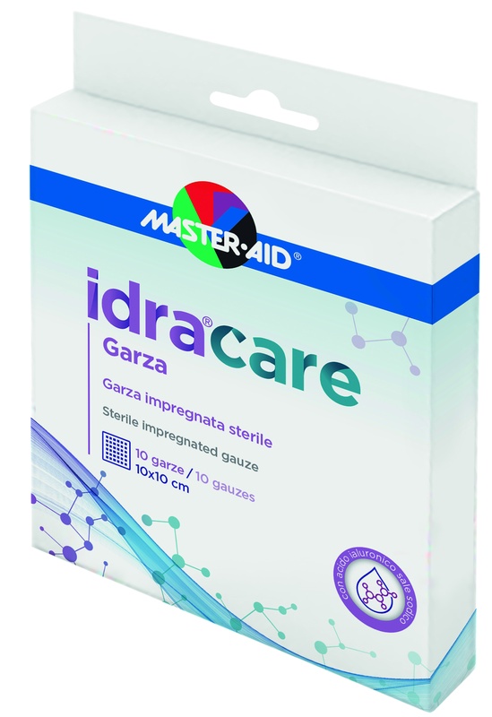 MASTER-AID IDRACARE GARZA IMPREGNATA 10X10 CM 10 PEZZI - Pharmaleader