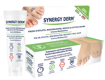 SYNERGY DERM CREMA PIEDE ATLETA MACERAZIONE SUDORE - Pharmaleader