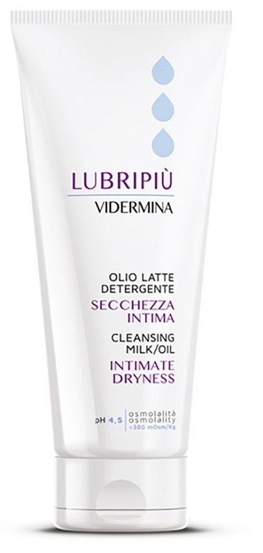 VIDERMINA LUBRIPIU' OLIO LATTE DETERGENTE SECCHEZZA INTIMA 200 ML - Pharmaleader
