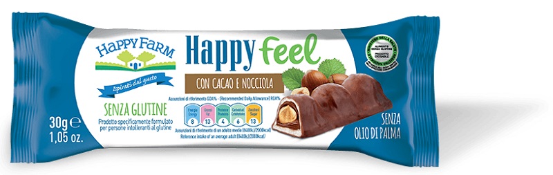 HAPPY FARM HAPPY FEEL CACAO E NOCCIOLA MONO 30 G - Pharmaleader