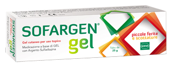 MEDICAZIONE IN GEL SOFARGEN TUBO 25 G - Pharmaleader