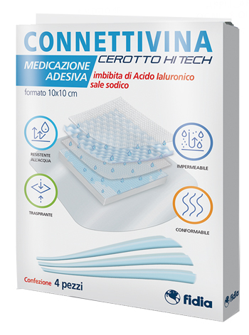 CEROTTO CONNETTIVINA HITECH 10 X 10 CM 4 PEZZI - Pharmaleader