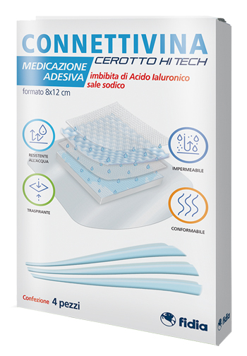 CEROTTO CONNETTIVINA HITECH 8 X 12 CM 4 PEZZI - Pharmaleader
