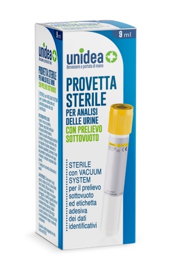 PROVETTA URINE UNIDEA SOTTOVUOTO DA 9 ML - Pharmaleader