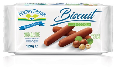 HAPPY FARM BISCUIT NOCCIOLA 120 G - Pharmaleader