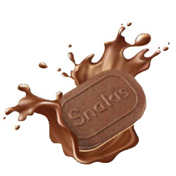 HAPPY FARM BISCOTTO CIALDA RIPIENO DI CREMA NOCCIOLA - SNAKIS NOCCIOLA 104 G - Pharmaleader