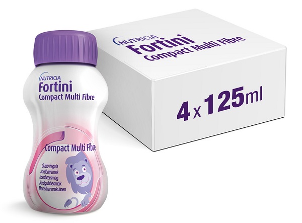 FORTINI COMPACT MULTI FIBRE FRAGOLA 4 PEZZI 125 G - Pharmaleader