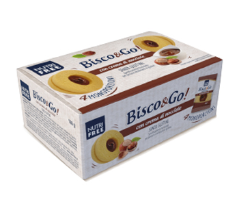 NUTRIFREE BISCO&GO CON CREMA DI NOCCIOLE 4X40 G - Pharmaleader