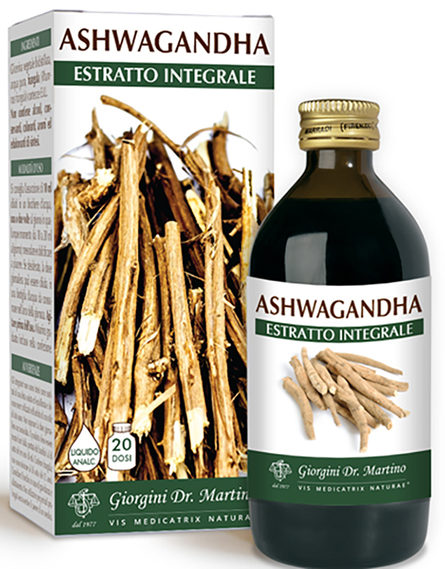 ASHWAGANDHA ESTRATTO INTEGRALE LIQUIDO ANALCOLICO 200 ML - Pharmaleader