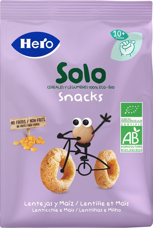 HERO SOLO SNACK LENTICCHIE MAIS 100% BIO 50 G - Pharmaleader