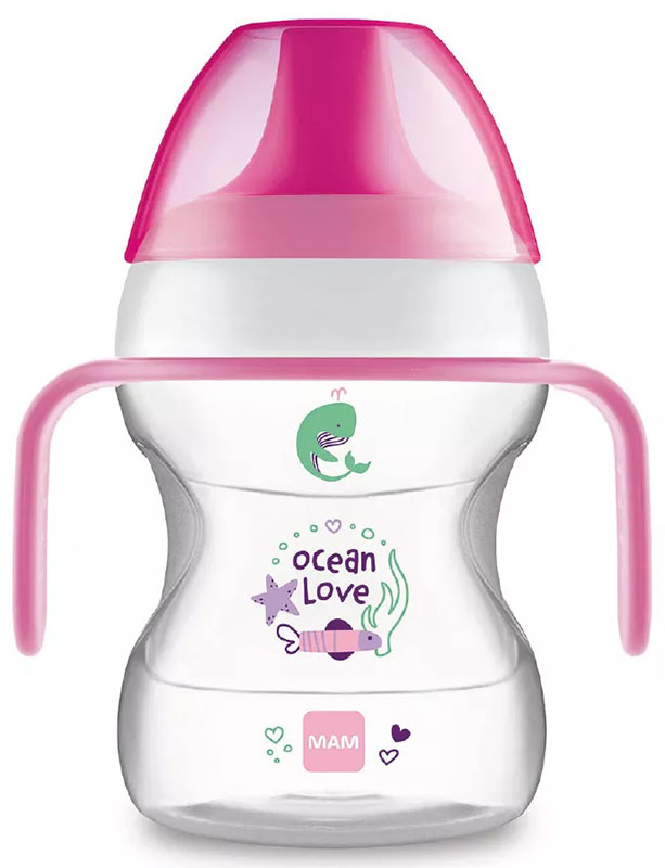 MAM LEARN TO DRINK CUP 190 ML 6+ BECCUCCIO RIGIDO FEMMINA - Pharmaleader