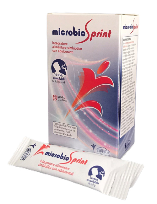 MICROBIOSPRINT 10 STICK OROSOLUBILI - Pharmaleader