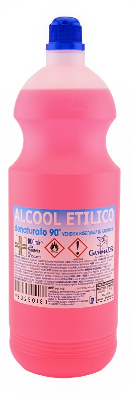 ALCOOL ETILICO DENATURATO 90 GRADI 1 LITRO - Pharmaleader