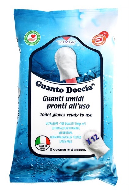 VIVIA GUANTO DOCCIA SENZA RISCIACQUO 12 PEZZI - Pharmaleader