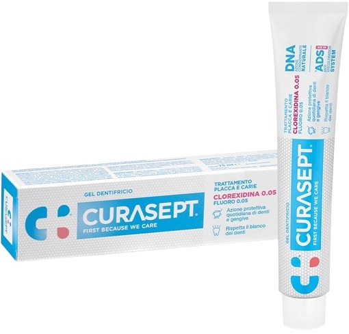 CURASEPT DENTIFRICIO 0,05 75 ML ADS+DNA - Pharmaleader